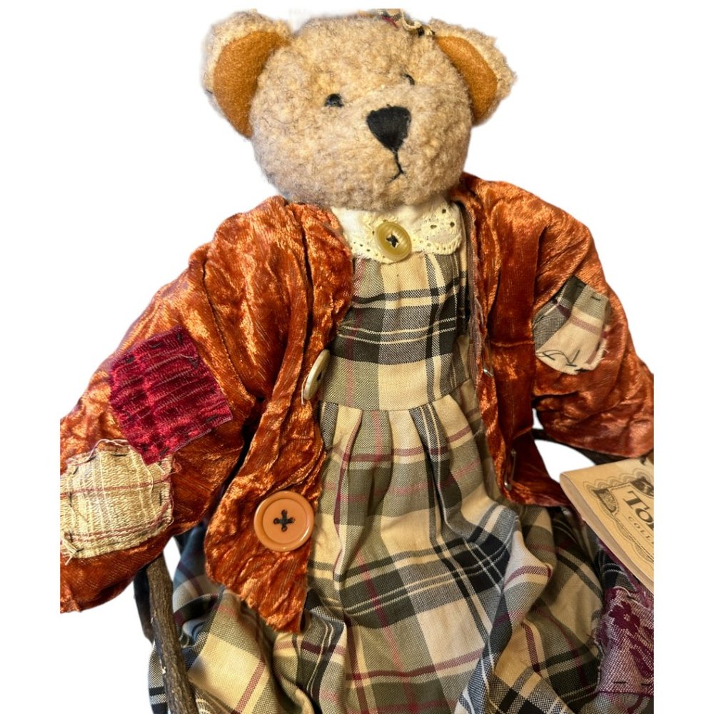 ENESCO - 1996 TEDDY TOMPKINS COLLECTIBLE BEARS - 22" ISABELLA